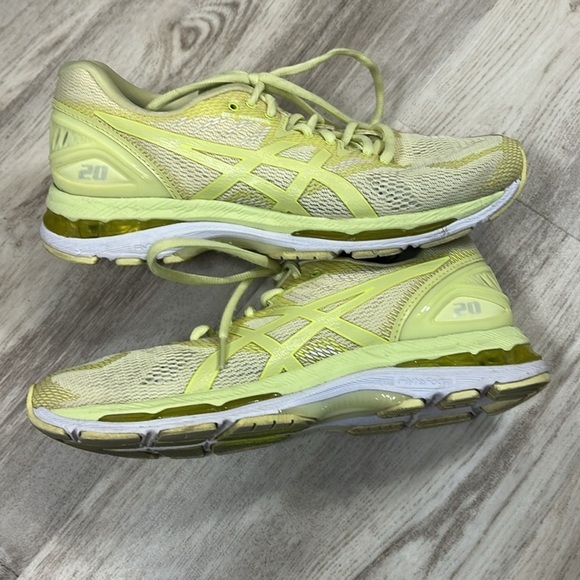 ASICS Women’s Gel-Nimbus 20 Limelight T850N Athletic Sneakers Running Shoes / 9 - Picture 1 of 8